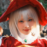 コスプレイヤー・えなこさん。「コミックマーケット107」にて／写真はKAI-YOU編集部撮影