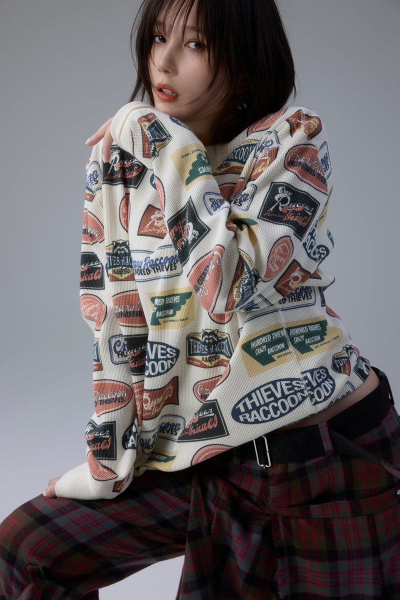 本田翼さん着用の「100T × CR ’26 Collection」ルック5