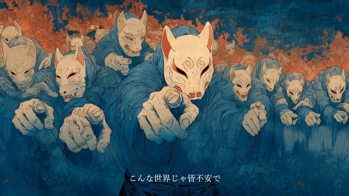 現代社会を風刺した歌詞が現れる「開拓者 / Pioneer」