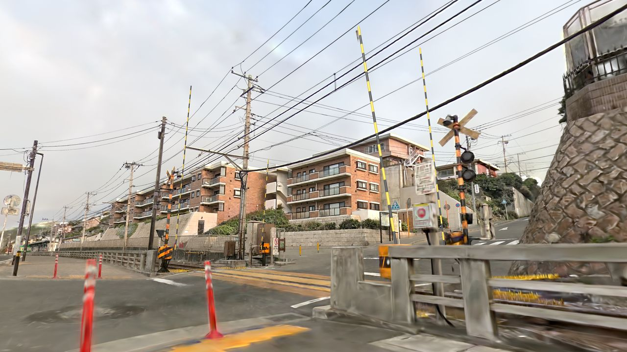 Kamakura High School Railroad Crossing／筆者撮影