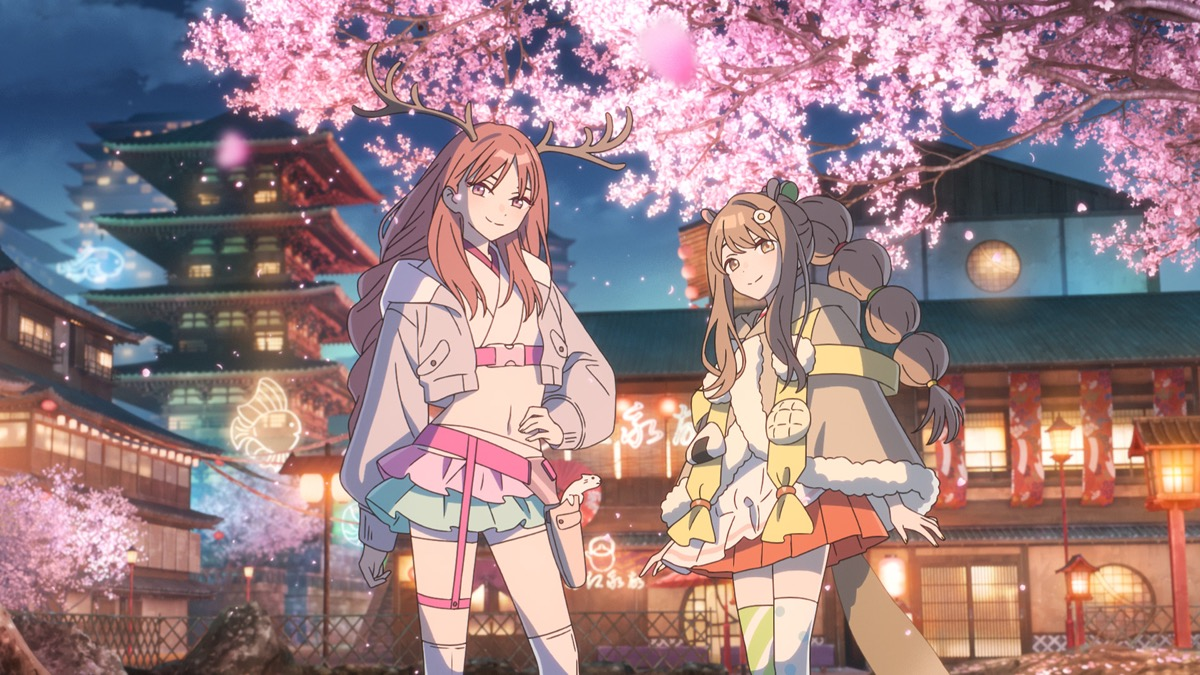 彩葉の友人たち。左から綾紬芦花（CV：青山吉能さん）、諌山真実（CV：小原好美さん）