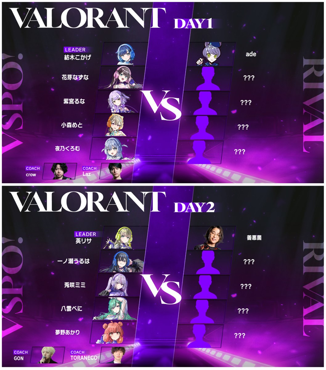 『VALORANT』出演者