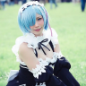 2019年8月「コミックマーケット96」の防災公園で撮影したえなこさん／写真：Diora