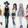 ハイパーリアルな姿の「ゆめかいろプロダクション」1期生（小熊こまめ、水墨まほろ、ゆめみなな、月窓ろみ、華咲みもざ）