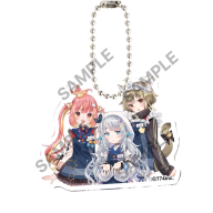 X投稿キャンペーンの描き下ろしイラスト 「アクリルキーホルダー」