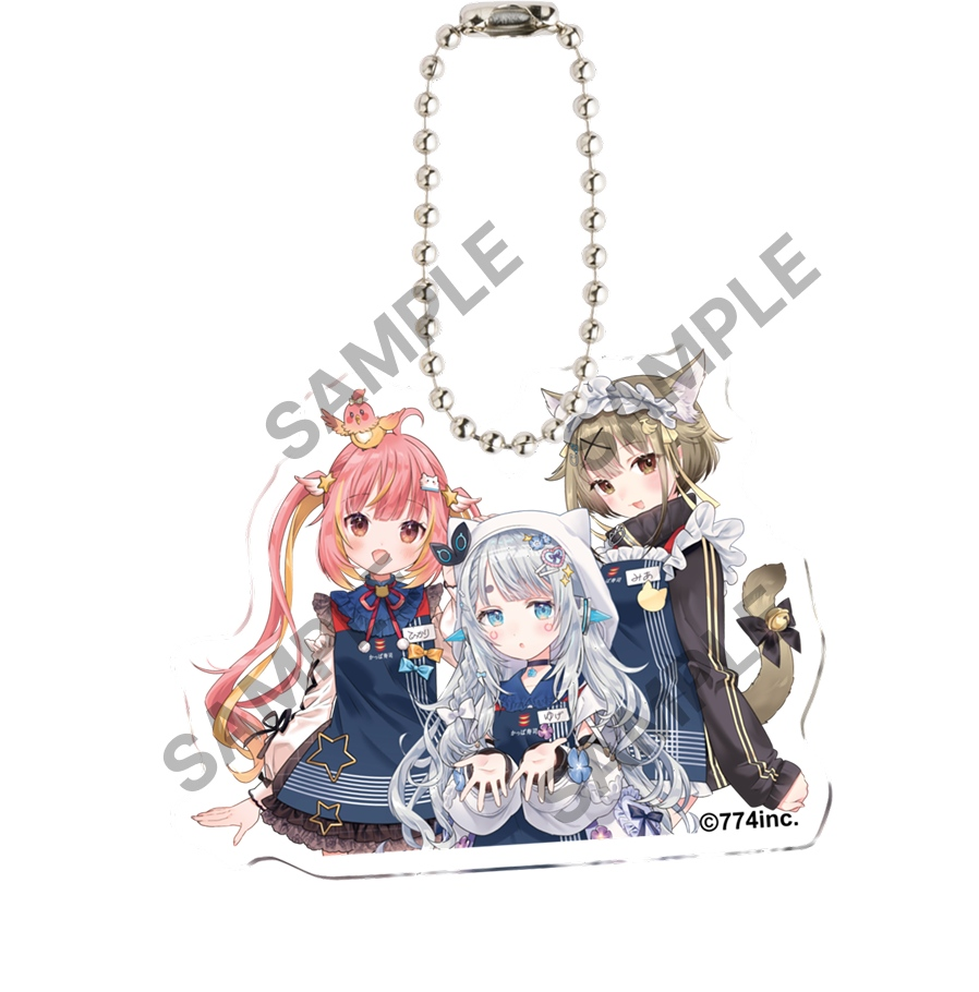 X投稿キャンペーンの描き下ろしイラスト 「アクリルキーホルダー」