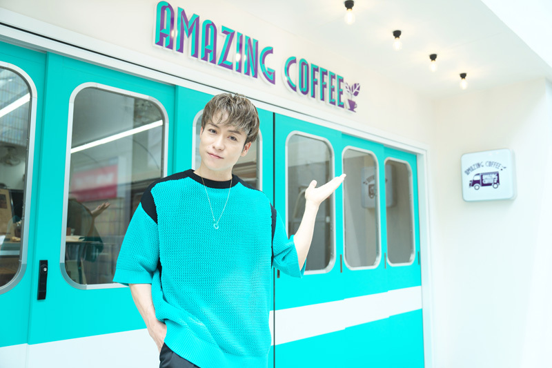AMAZING COFFEEのプロデュースをつとめるEXILE TETSUYAさん