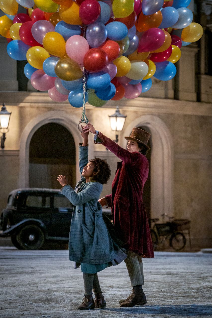 映画『ウォンカとチョコレート工場のはじまり』場面シーン