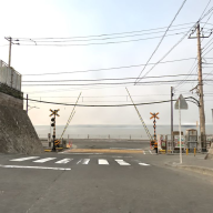Kamakura High School Railroad Crossing／筆者撮影