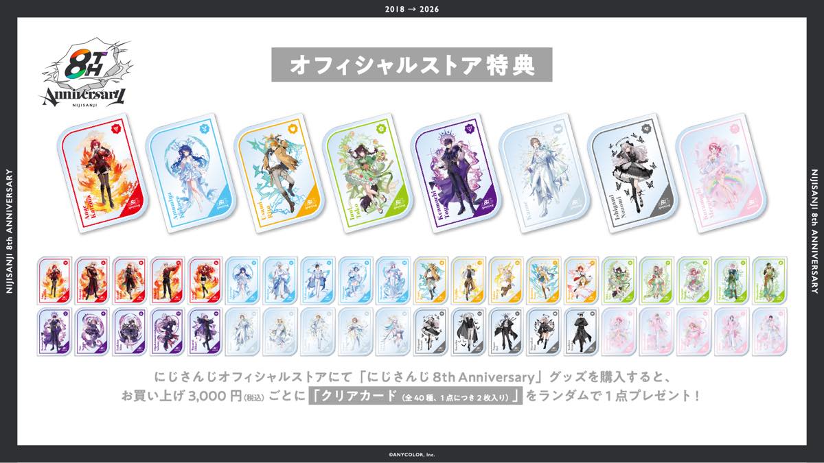 にじさんじ8周年記念グッズ-20