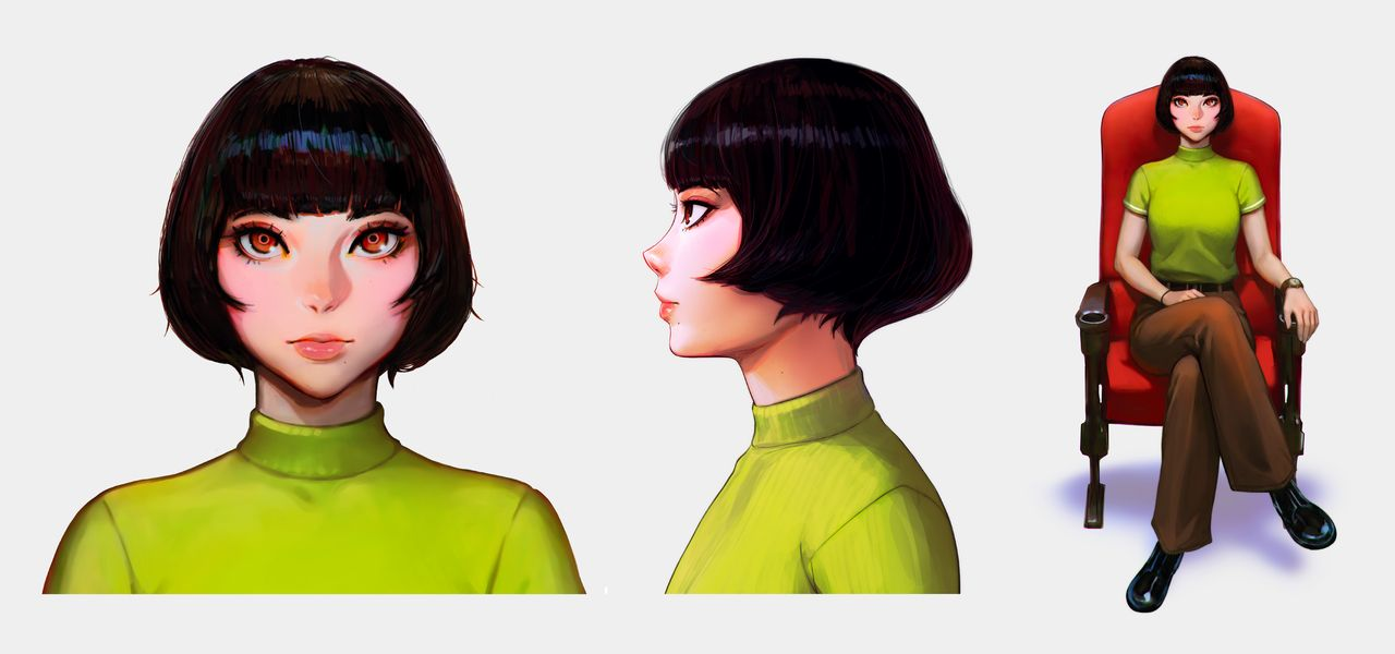 「A Cinematic Girl」のメインとなる、映画好きの女性