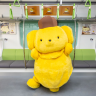 山手線に乗るポムポムプリン