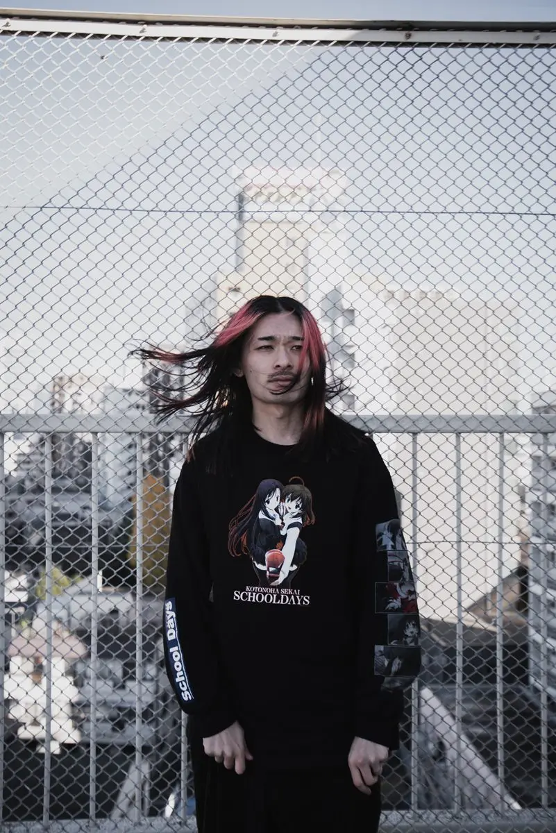 Chillweeb×『School Days』コラボアパレルルック13