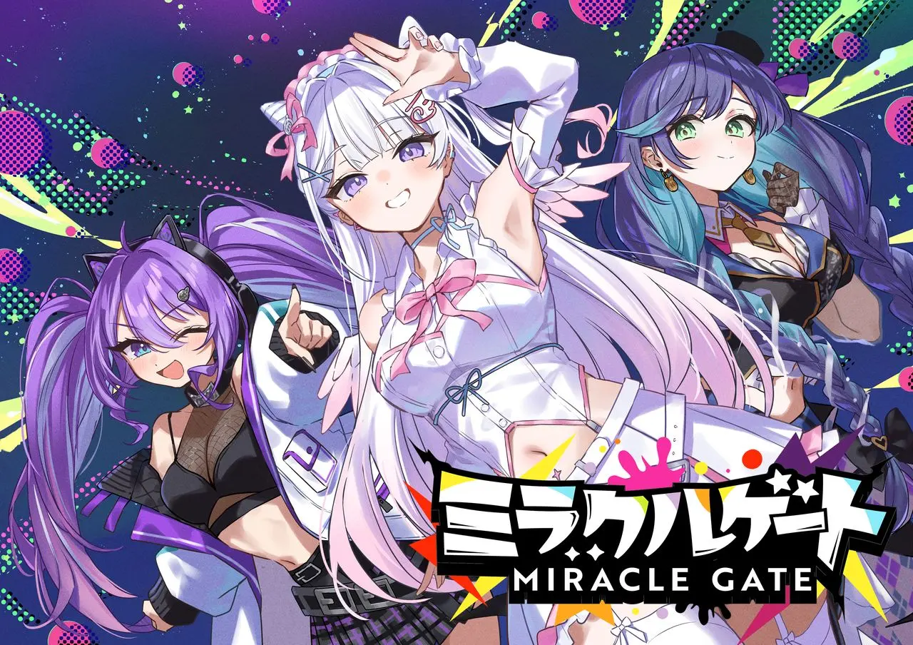パチスロの魅力を発信する新VTuberグループ「ミラクルゲート」