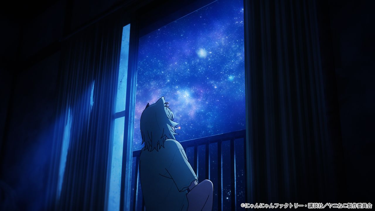 アニメ版『ヤニねこ』ティザーPVより