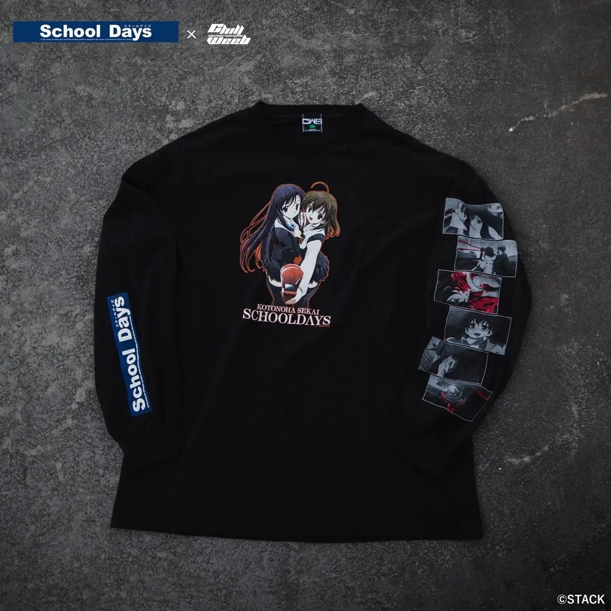 3.Long sleeve tee “BAD END”1
