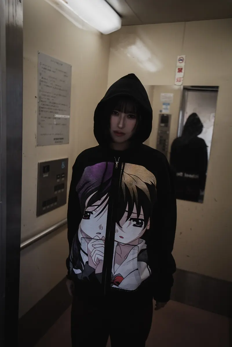 Chillweeb×『School Days』コラボアパレルルック8
