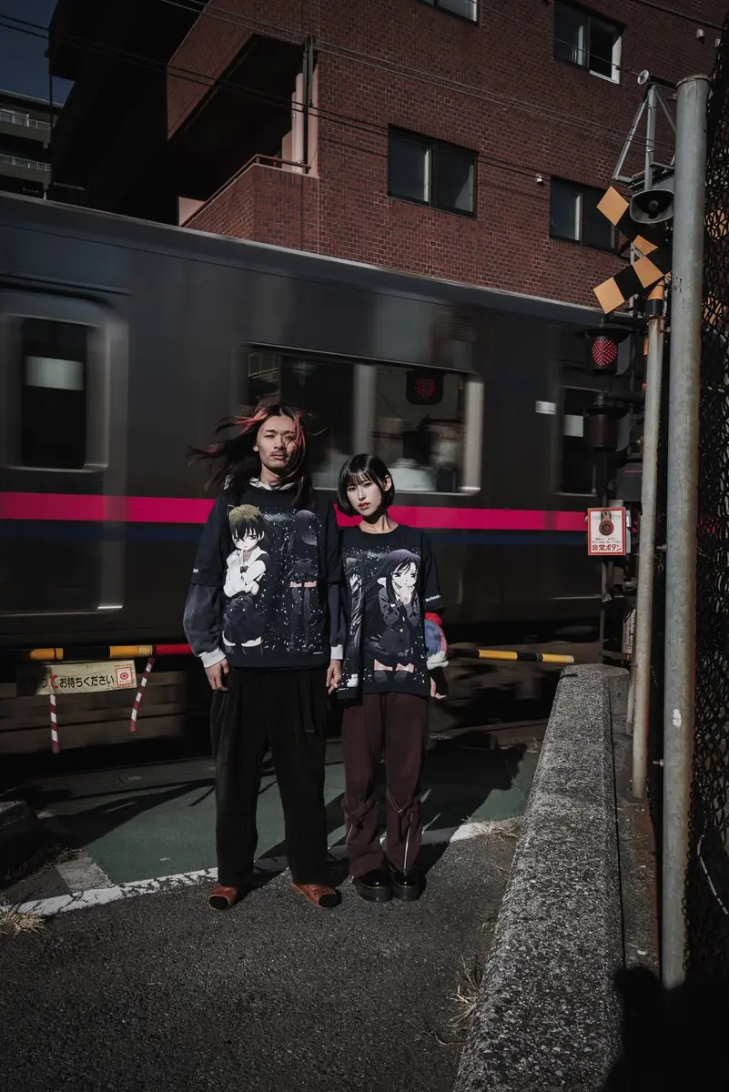 Chillweeb×『School Days』コラボアパレルルック9