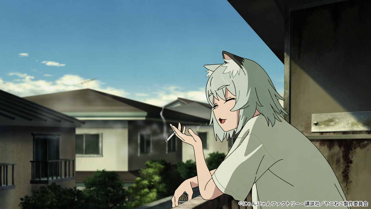 アニメ版『ヤニねこ』ティザーPVより