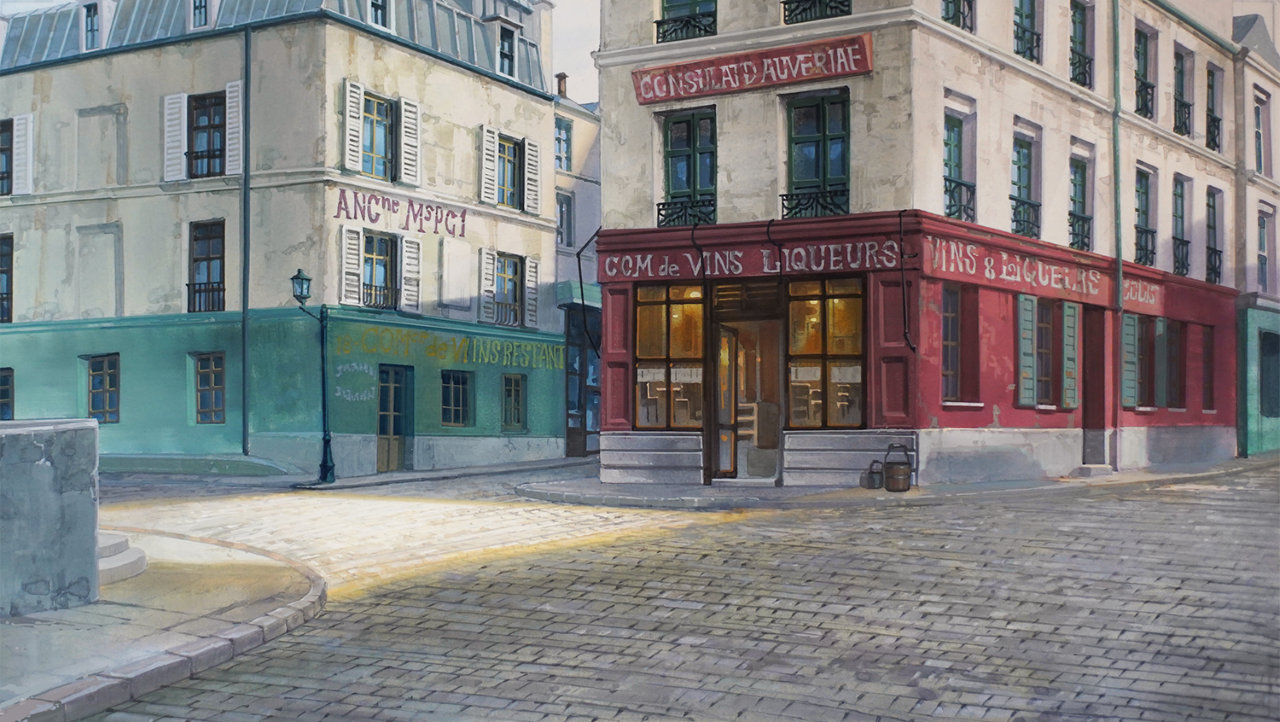 『パリに咲くエトワール』背景カット