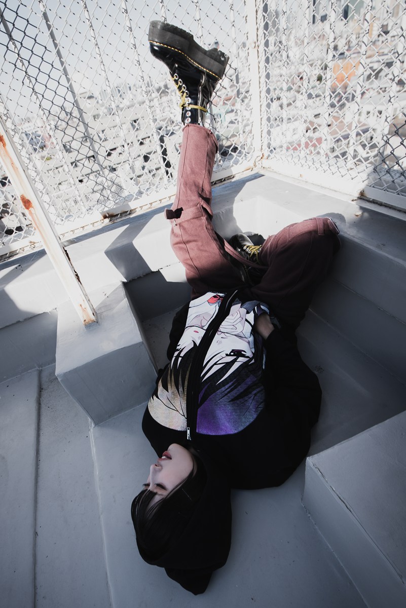 Chillweeb×『School Days』コラボアパレルルック6