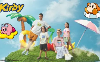 「星のカービィ」×GUコラボアパレル発売　プププリゾートがテーマのTシャツが可愛い