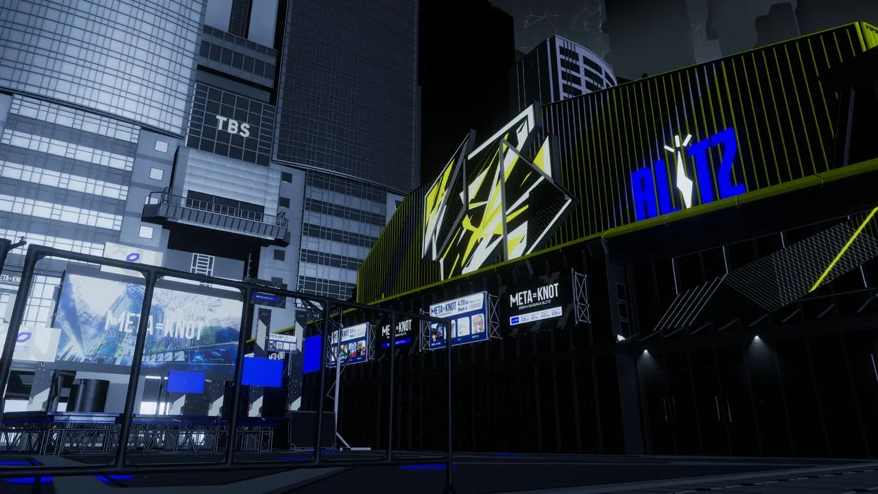 「META=KNOT 2024 in AKASAKA BLITZ」会場ワールド／筆者撮影