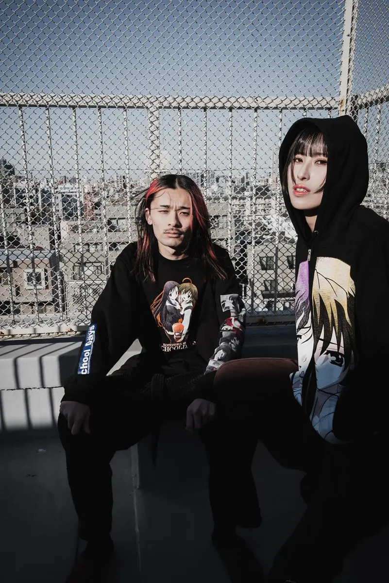 Chillweeb×『School Days』コラボアパレルルック7
