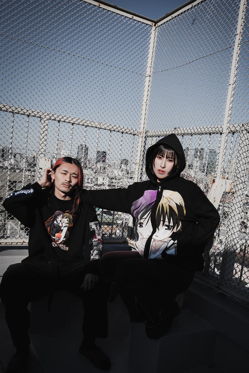 Chillweeb×『School Days』コラボアパレルルック5