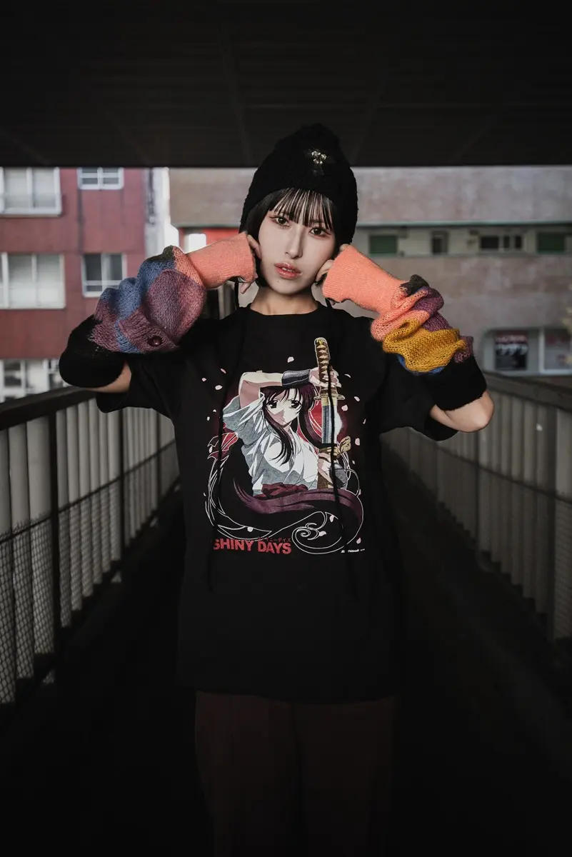 Chillweeb×『School Days』コラボアパレルルック12