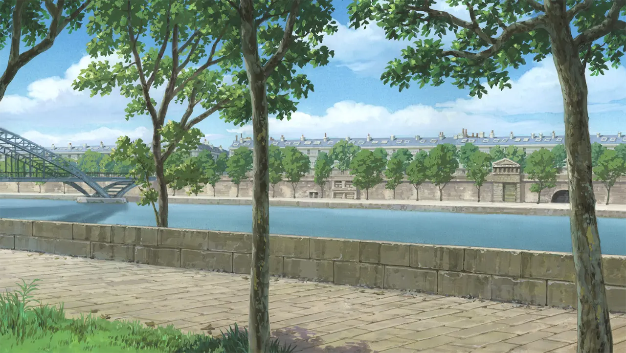 『パリに咲くエトワール』背景カット