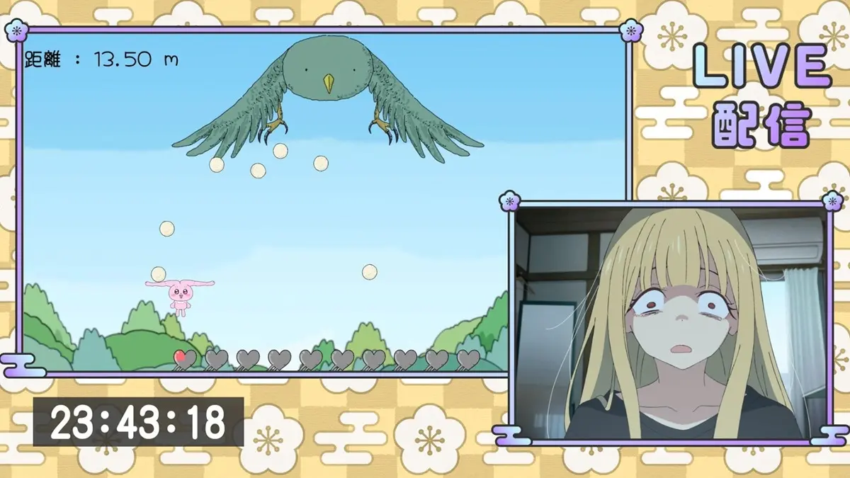 アニメ『超かぐや姫！』に登場したゲーム『太ももうさぎの大撃腿』がまさかのリリース