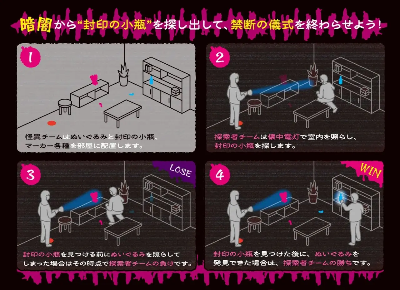 『くらやみかくれんぼ 〜KEEP IT DARK〜』のルール