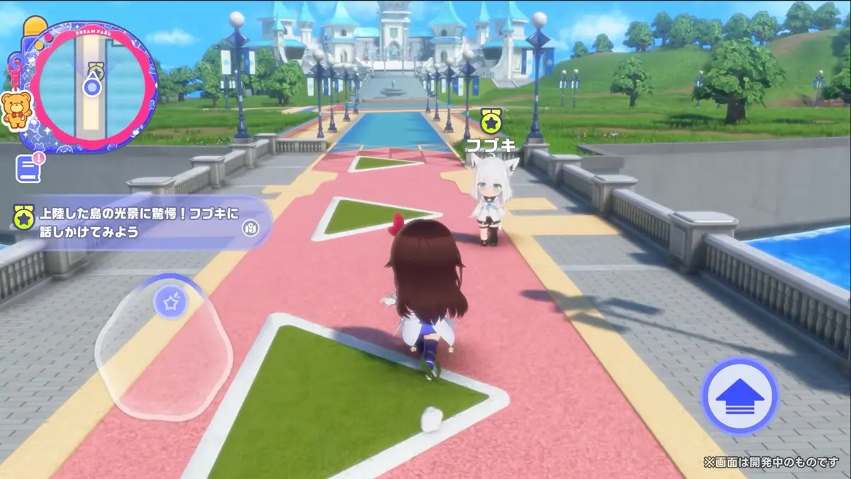 街を探索できる『hololive Dreams』