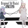 「バーチャルホビーフェス2026」大丸松坂屋百貨店ブース　発売されたての新作アバター「ヒナミ」「ルシル」／筆者撮影