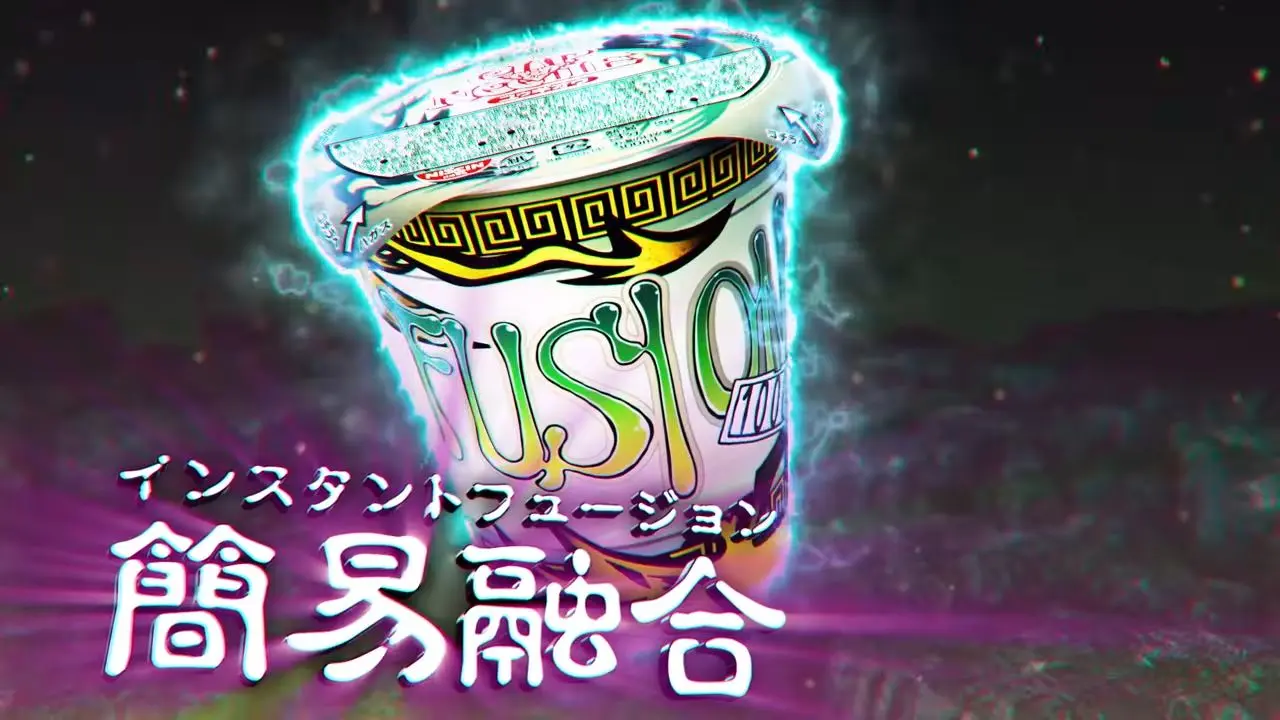 日清 カップヌードル 簡易融合 インスタントフュージョン プロモ 3枚セット 遊戯王OCG カップヌードル 簡易融合 20食入り コラボカード付き限定