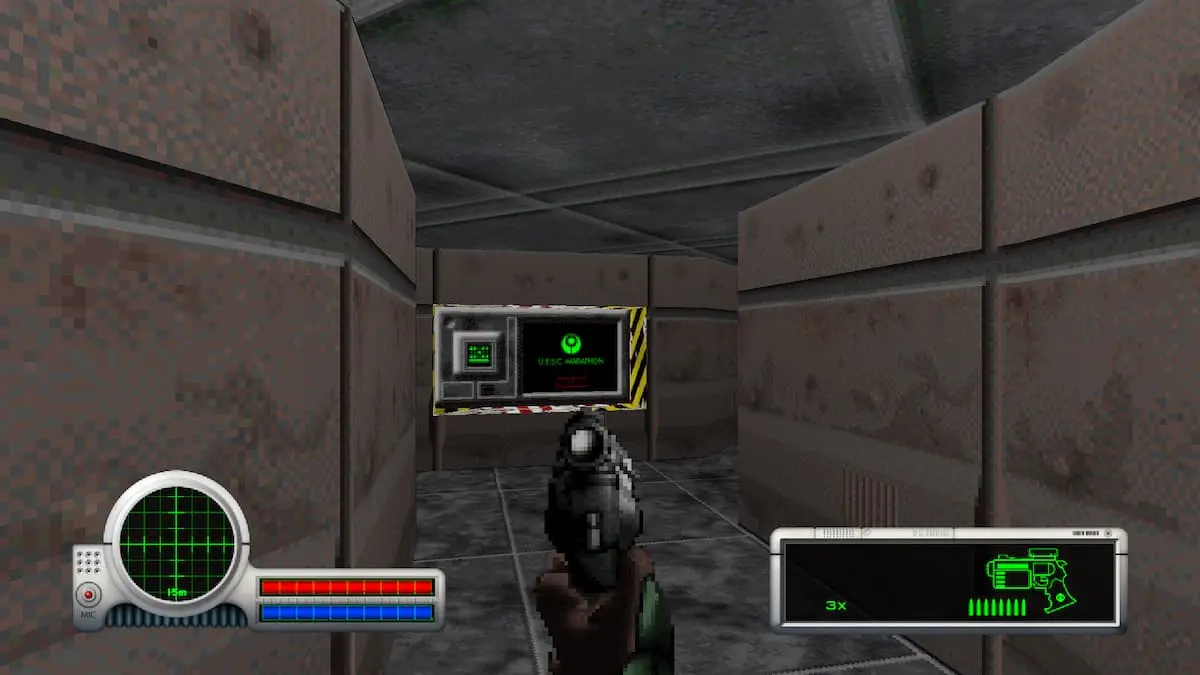 Steamで配信されている初代『Classic Marathon』の移植版『Classic Marathon』のゲーム画面／画像はSteam商品ページから