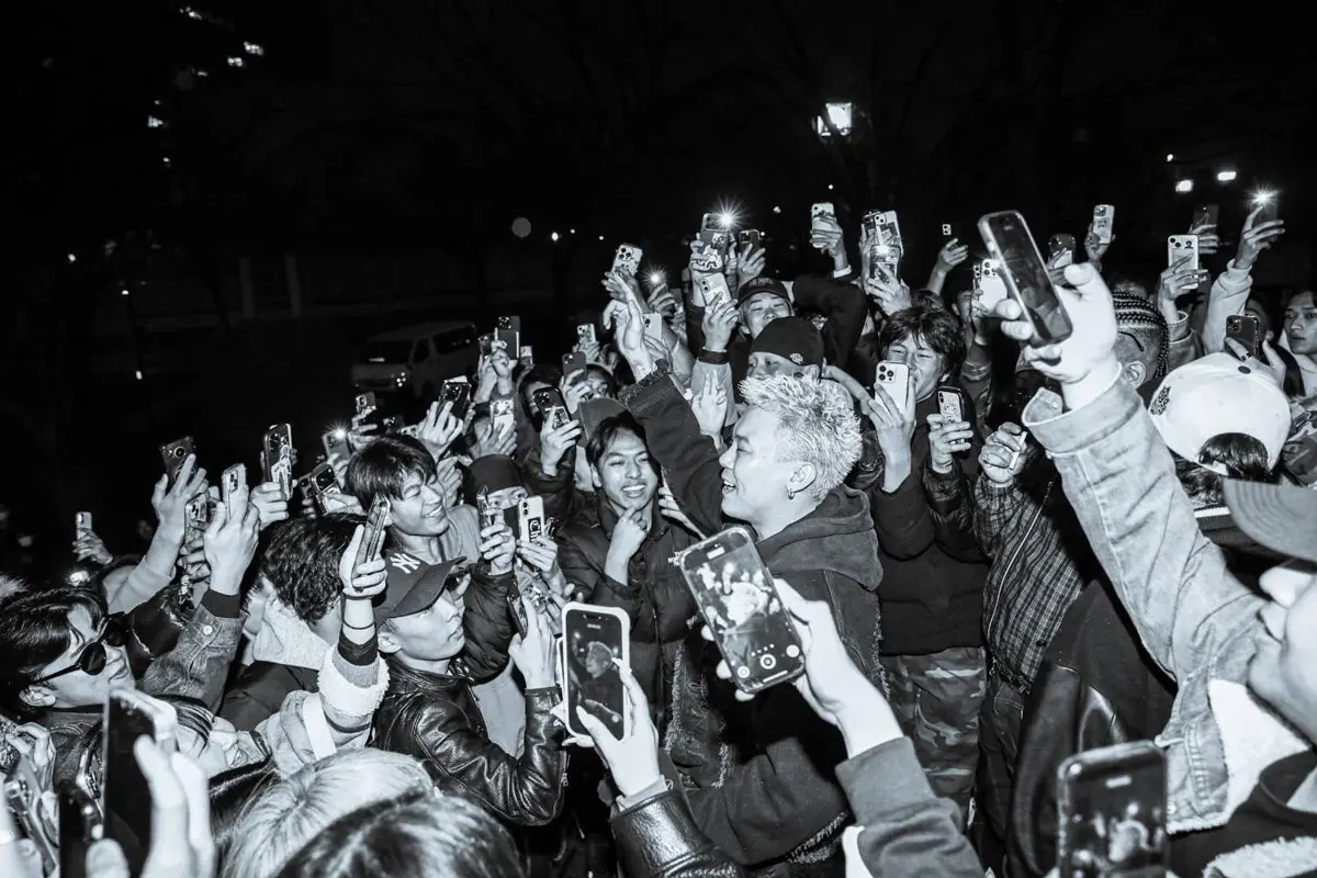 観客に応えるMasato Hayashiさん