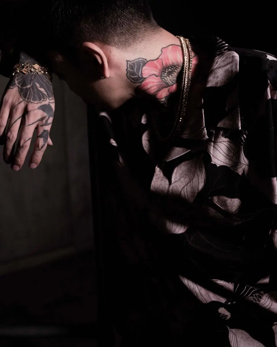 GAKKIN×BUDSPOOLコラボアイテム着用ルック