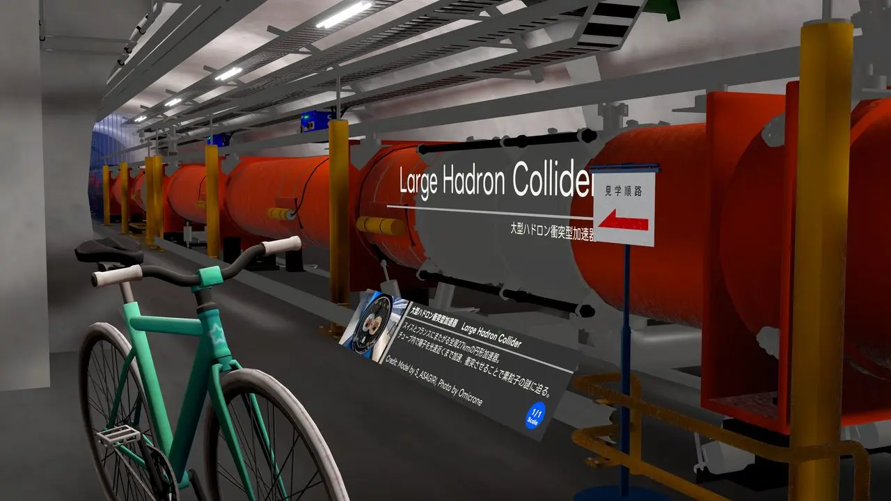 VR宇宙博物館コスモリア／筆者撮影