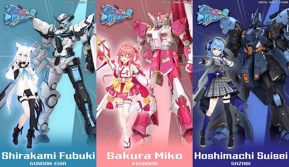 ホロライブ×ガンダムモビルスーツ第一弾