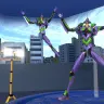 「バーチャルホビーフェス2026」海洋堂ブースにある「動かせるエヴァンゲリオン初号機」／筆者撮影