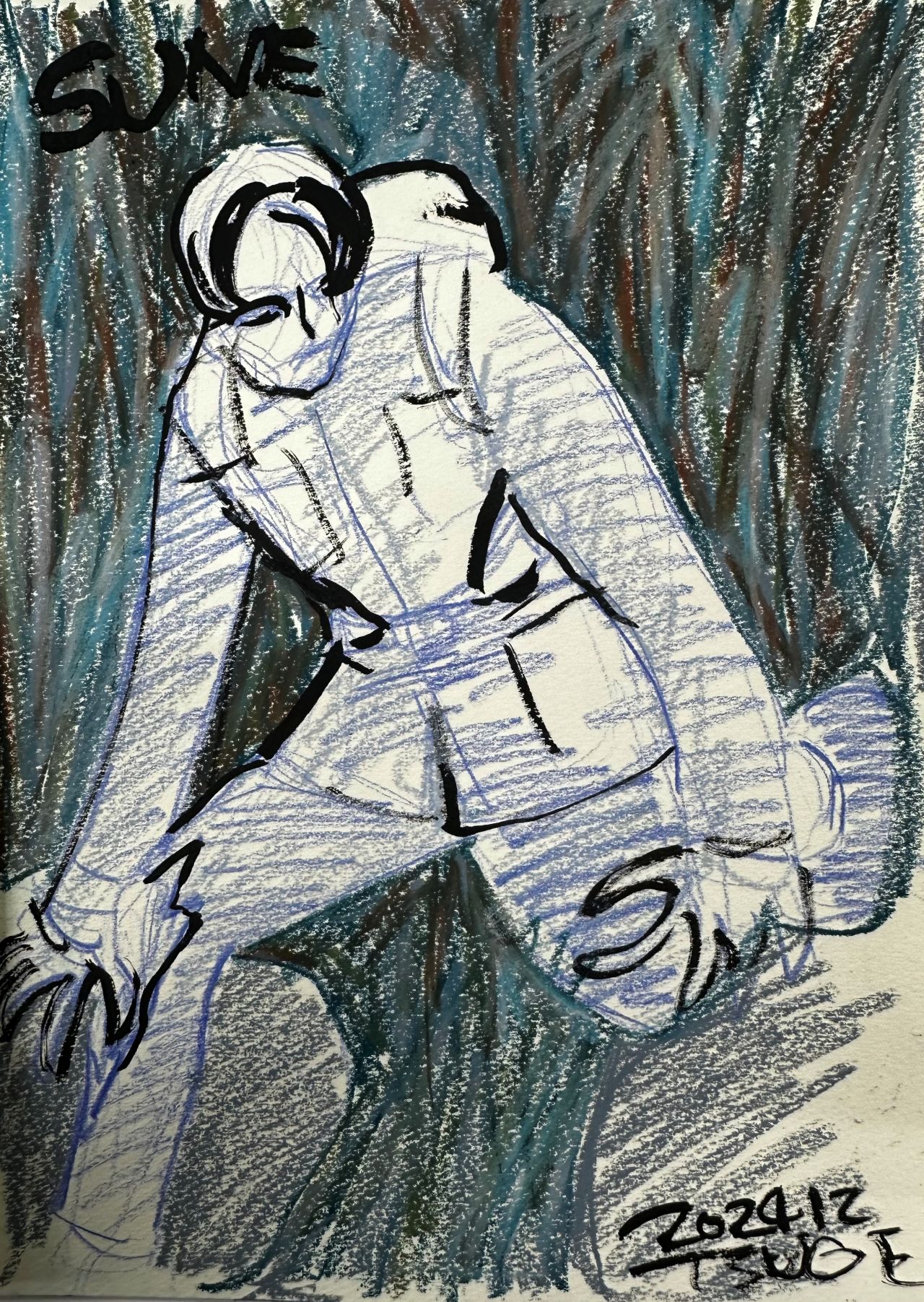 黒崎煌代さん演じる若い男のデザイン画