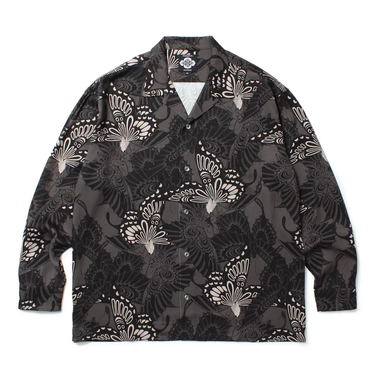三艶蝶 L/S HAWAIIAN SHIRT / ¥38,500