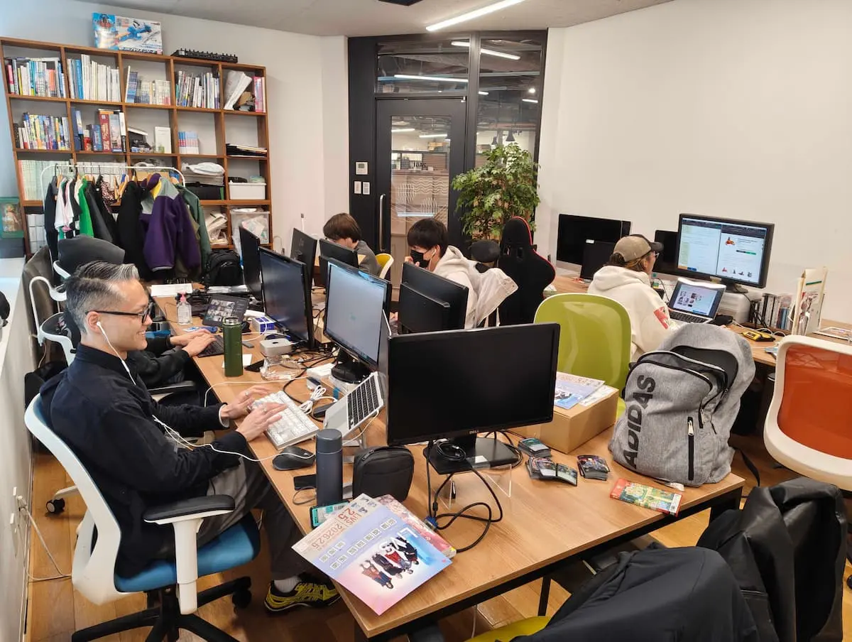 現在のKAI-YOUオフィスの風景