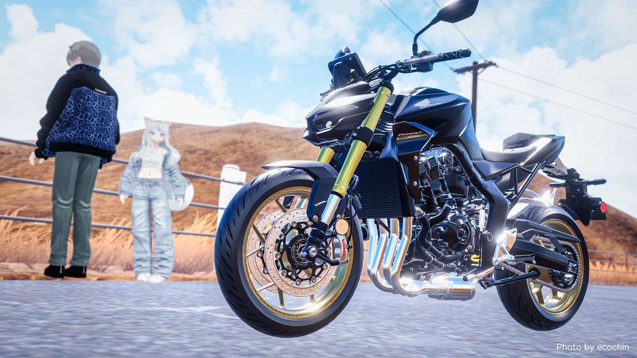 ホンダのバイク「ホーネット」が3D化 VRChatのアイテムとして期間限定