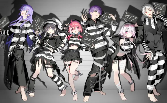 にじさんじの新ユニット「Cellmates」発表　葛葉、月ノ美兎らが“刑務作業”に挑む