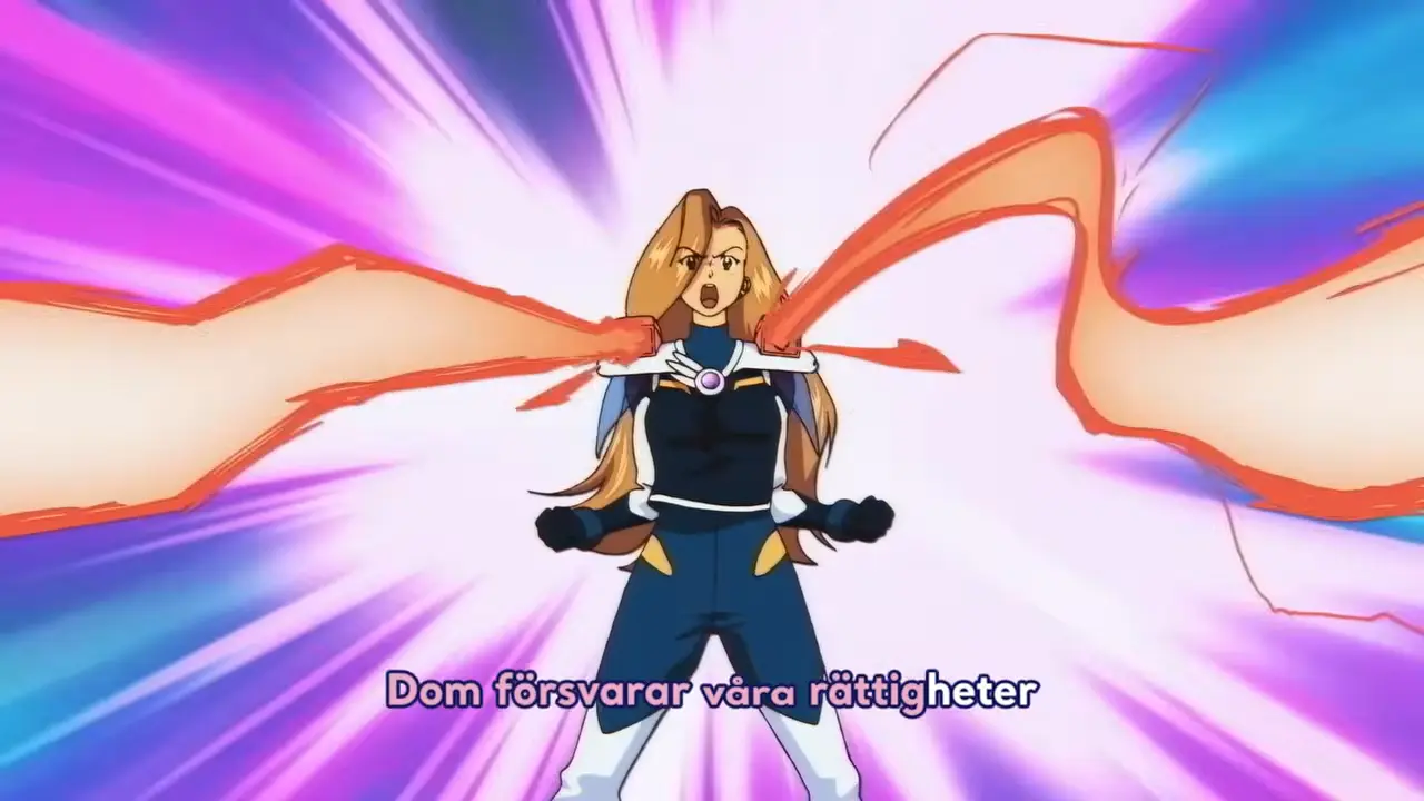 両肩から何かを照射しています。もはやこれがトドメの一撃のような気も