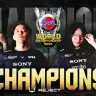 「SFL: ワールドチャンピオンシップ 2025」で優勝を果たしたチーム「REJECT」の面々／画像は CAPCOM eSports公式Xから
