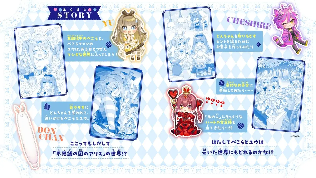 『兎田ぺこらぺこ！　フシギの国でどんちゃんを取りもどせ！』あらすじ